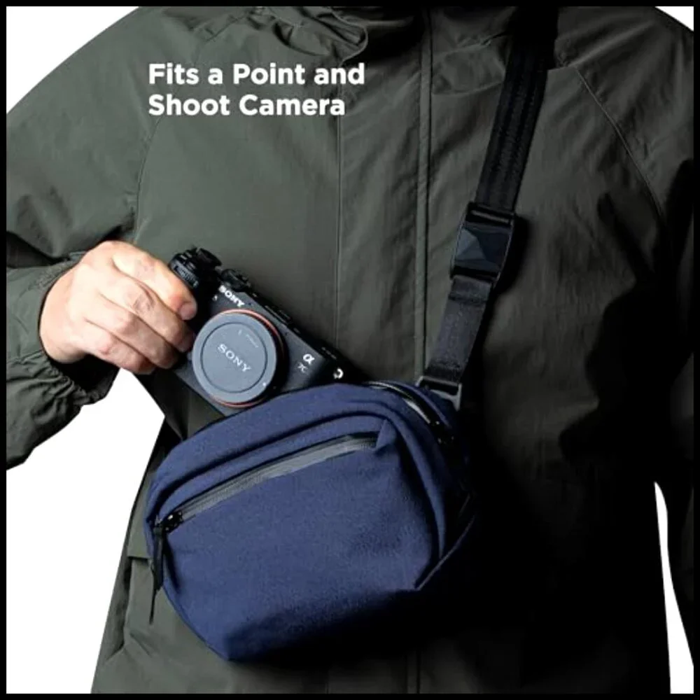 Compact Camera Sling Bag Crossbody Minimal EDC Travel Photography Essentials